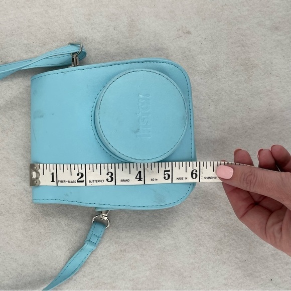 FUJI MINI 9 Groovy Case Ice Blue Instax shoulder Strap - Picture 10 of 10
